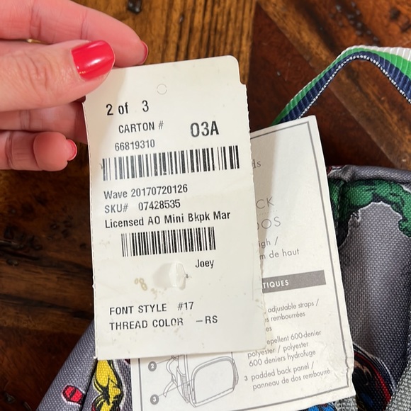 Pottery Barn Kids Other Nwtpottery Barn Kids Mini Avengers Backpack Poshmark